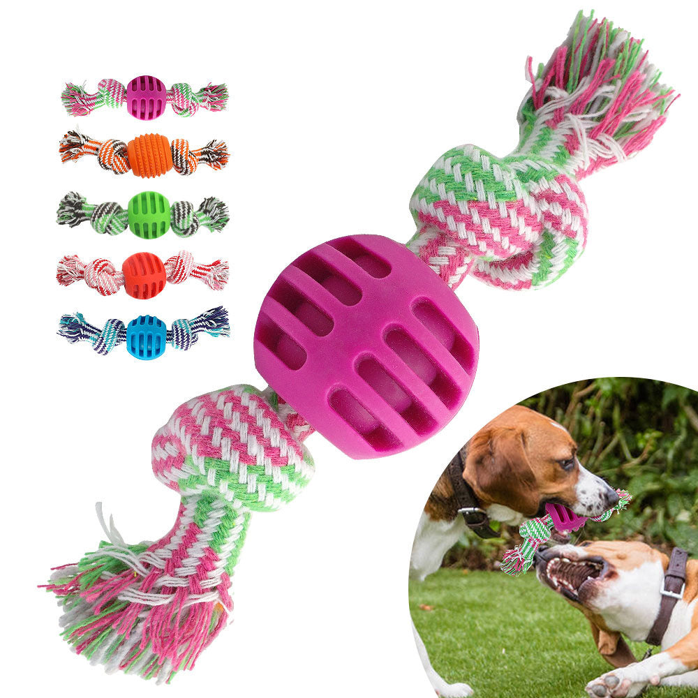 Bite Resistant Teething Rope Toy for Small and Medium Dogs - Pets and More