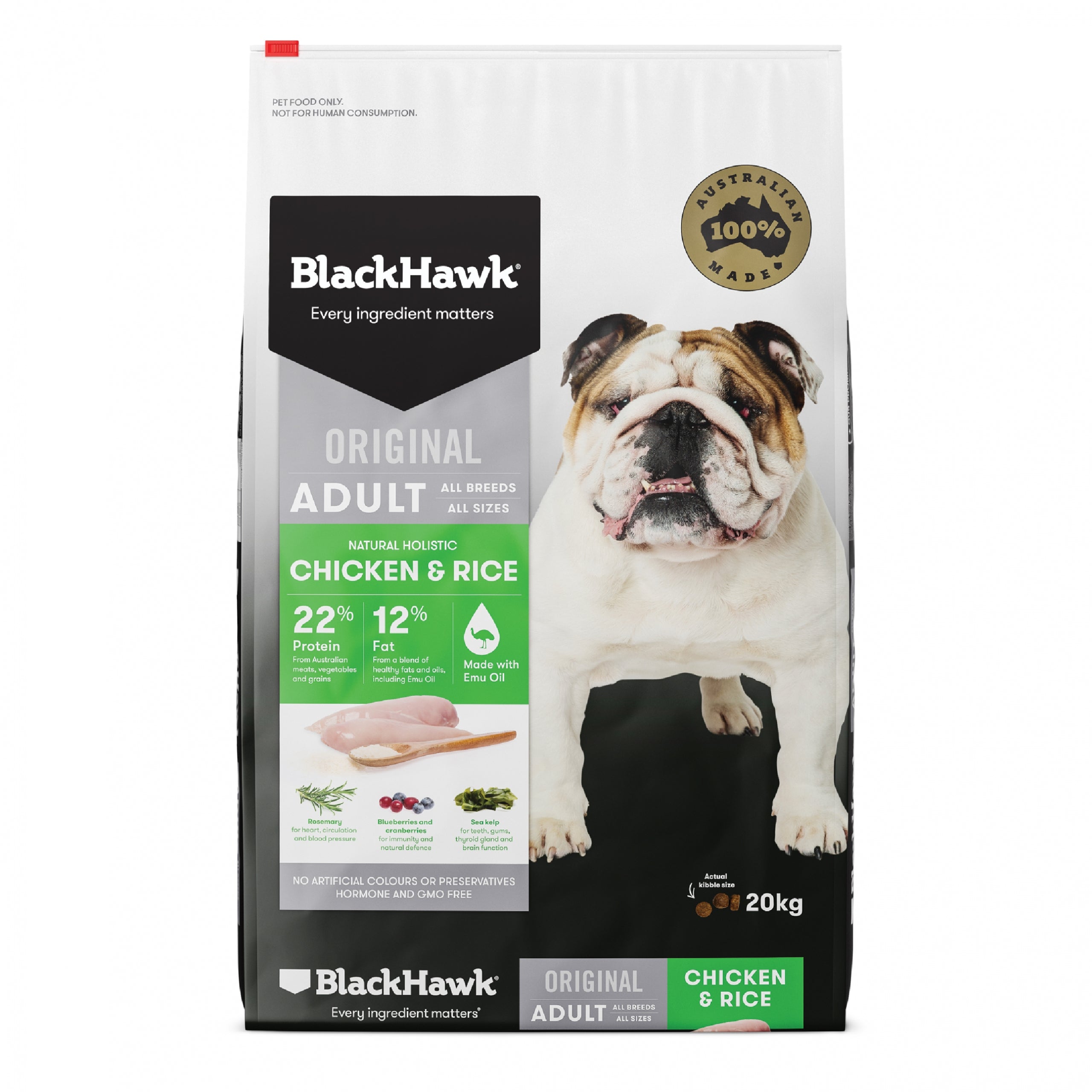 Black Hawk – Holistic – Adult Dog – Chicken & Rice - Pets and More