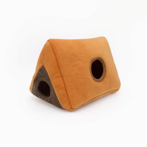 Zippy Paws Interactive Burrow Dog Toy - Camping Tent - Pets and More