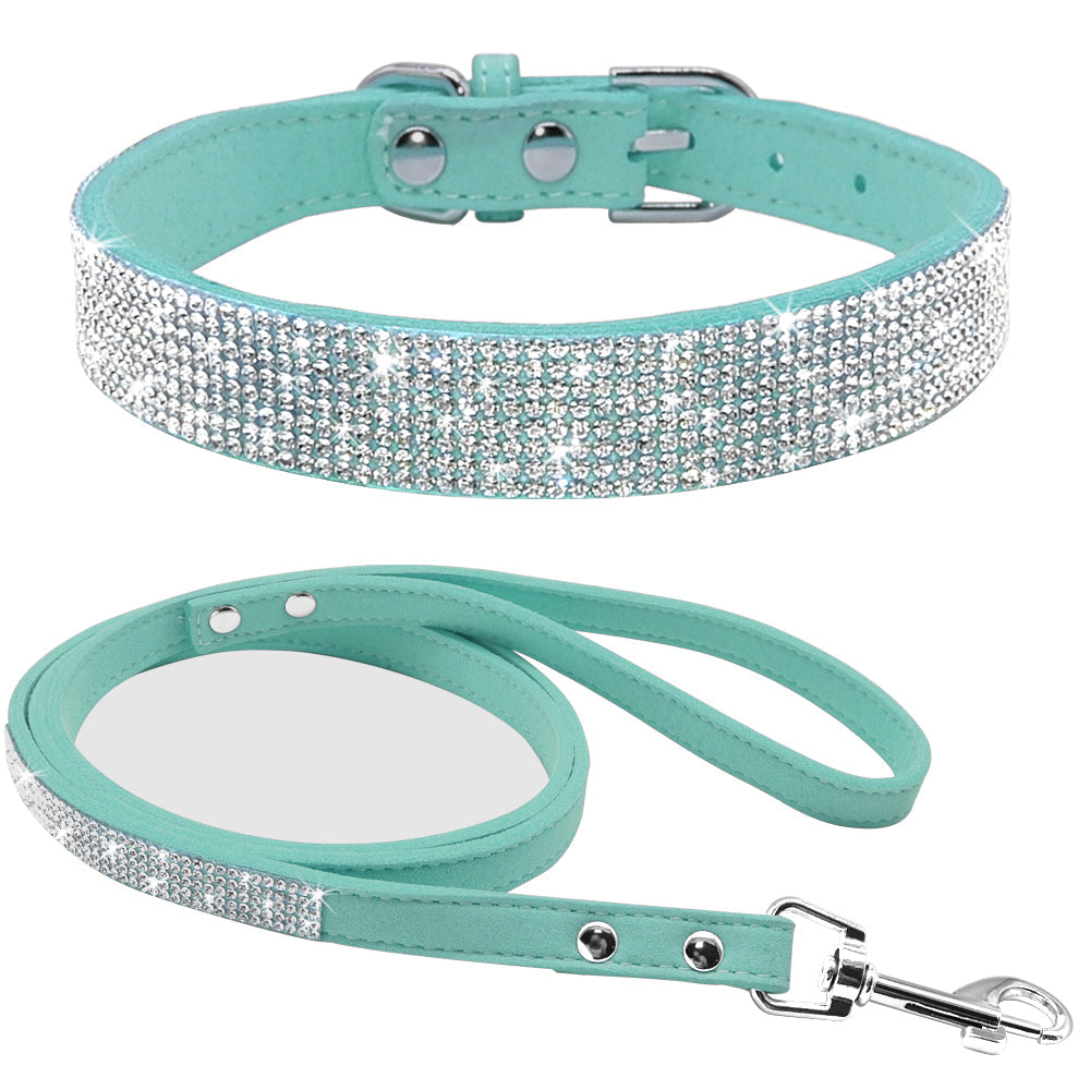 Sparkle Pet Collar and Leash Set - Pets and More