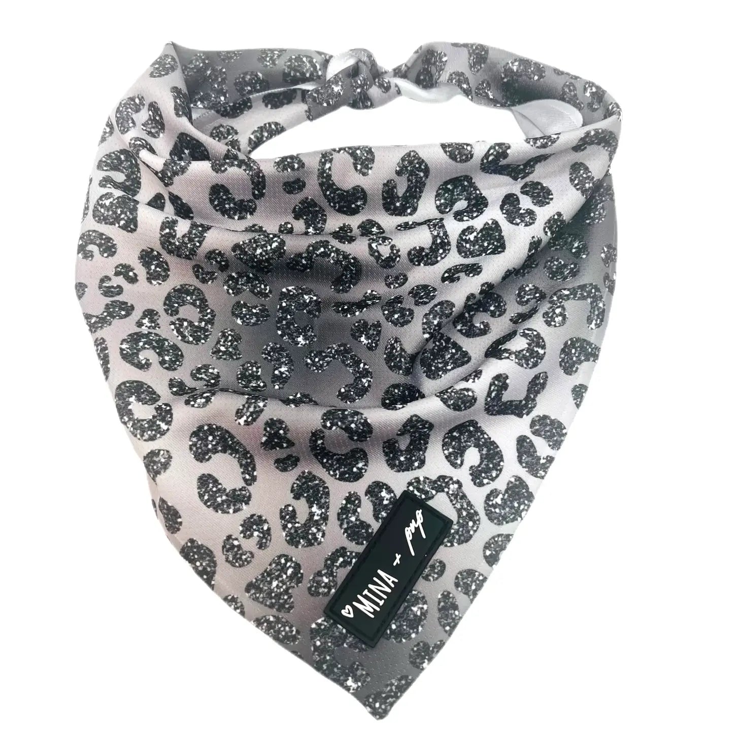 You’Re So Glam  Silver Ombre Dog Cat Cooling Bandana - Pets and More