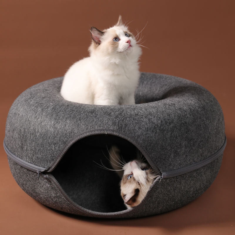 Donut Cat Tunnel - Pets and More