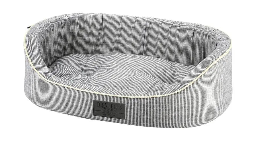 Grey Nautical Pet Bed - Pets and More