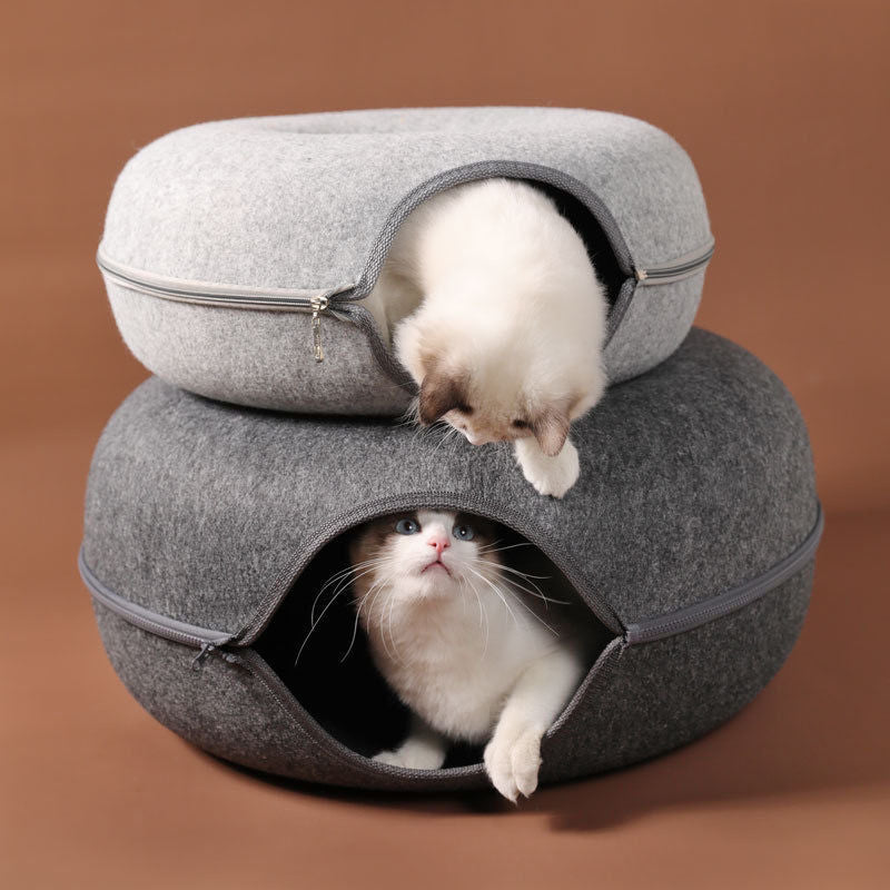 Donut Cat Tunnel - Pets and More