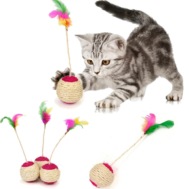Cat Scratching Ball Toy - Pets and More